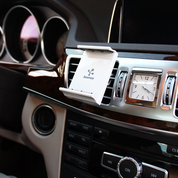 Koomus Aero Air Vent Smartphone Car Mount - White