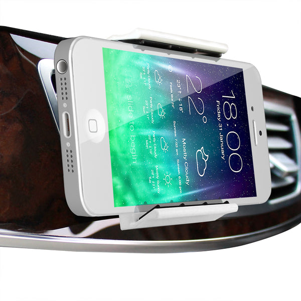 Koomus Aero Air Vent Smartphone Car Mount - White