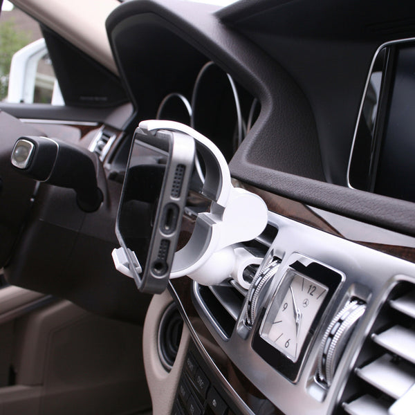 Koomus Air Vent Smartphone Car Mount - White