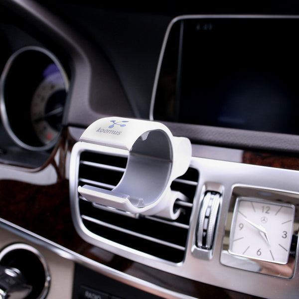 Koomus Air Vent Smartphone Car Mount - White