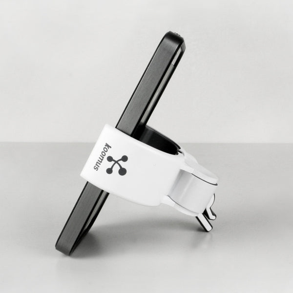 Koomus Air Vent Smartphone Car Mount - White
