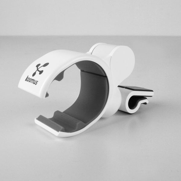 Koomus Air Vent Smartphone Car Mount - White