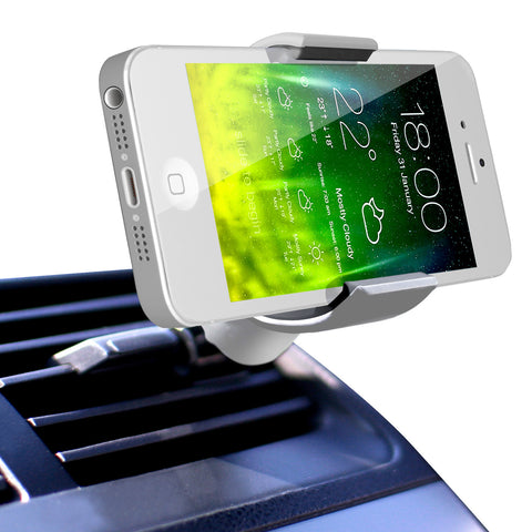 Koomus Air Vent Smartphone Car Mount - White
