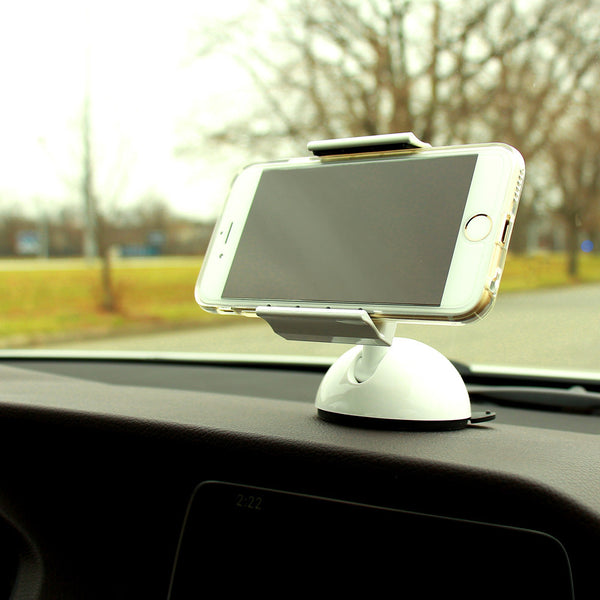 Koomus K2 Dashboard Windshield Smartphone Car Mount - White