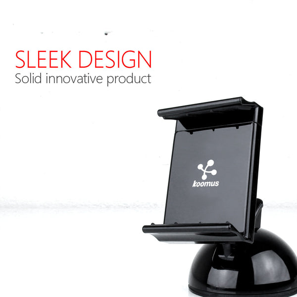 Koomus K2 Dashboard Windshield Smartphone Car Mount - Black