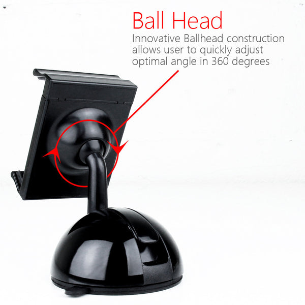 Koomus K2 Dashboard Windshield Smartphone Car Mount - Black