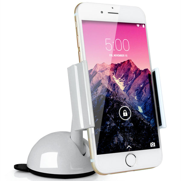 Koomus K2 Dashboard Windshield Smartphone Car Mount - White