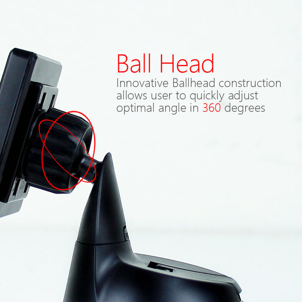 Koomus Magnetos Dashboard Windshield Magnetic Cradle-less Smartphone Car Mount