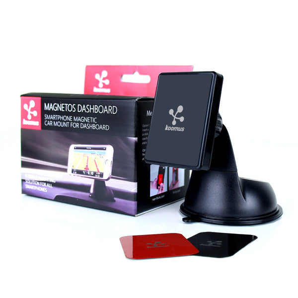 Koomus Magnetos Dashboard Windshield Magnetic Cradle-less Smartphone Car Mount