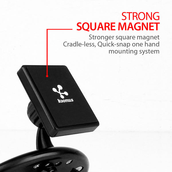 Koomus Magnetos CD Slot Magnetic Cradle-less Smartphone Car Mount