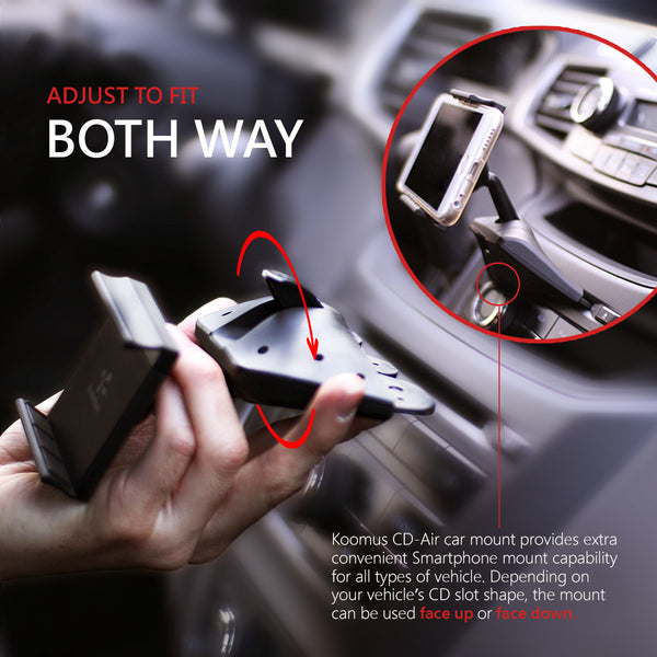 Koomus CD-Air CD Slot Smartphone Car Mount