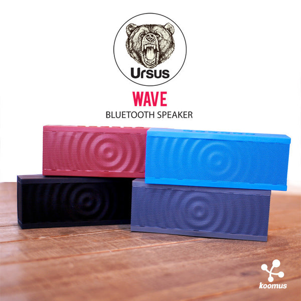 Koomus Ursus Wave Bluetooth Speaker - Black