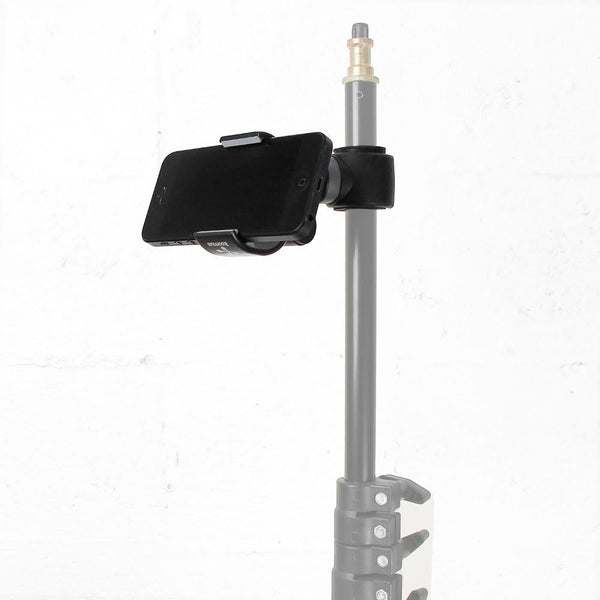Multi-functional Smartphone Tripod on Pole Shelf Car Headrest Mount - Black